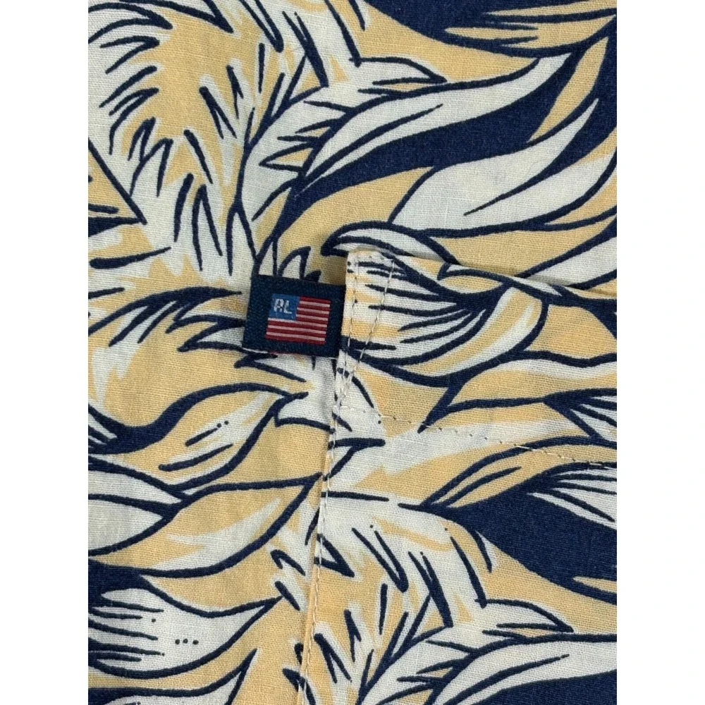 Polo Jean Co. Ralph Lauren Hawaiian Beach Loop Collar Shirt Large RN67437 - Picture 7 of 7